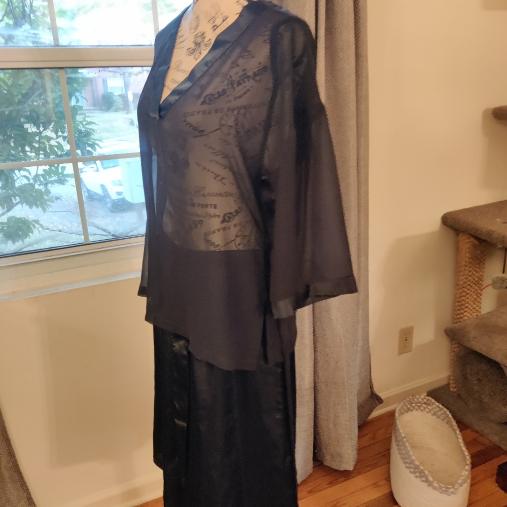NWOT Sheer Two-Piece Sleep Set - Picture 2 of 8